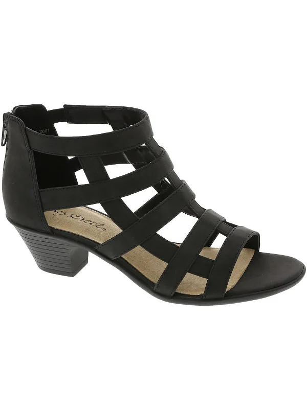 Price Blitz Marg Womens Faux Leather Gladiator Sandals