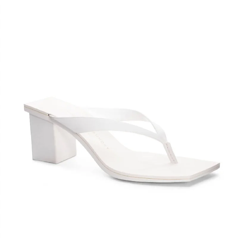 Flash Sale Happening Now – Act Fast Marna Heeled Sandal In White