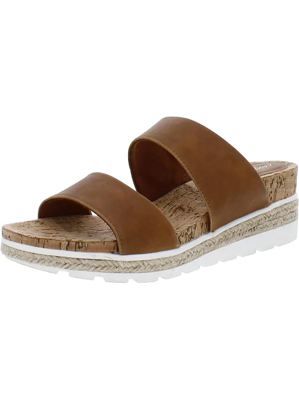 Crazy Savings Maryann  Womens Slip On Open Toe Wedge Sandals