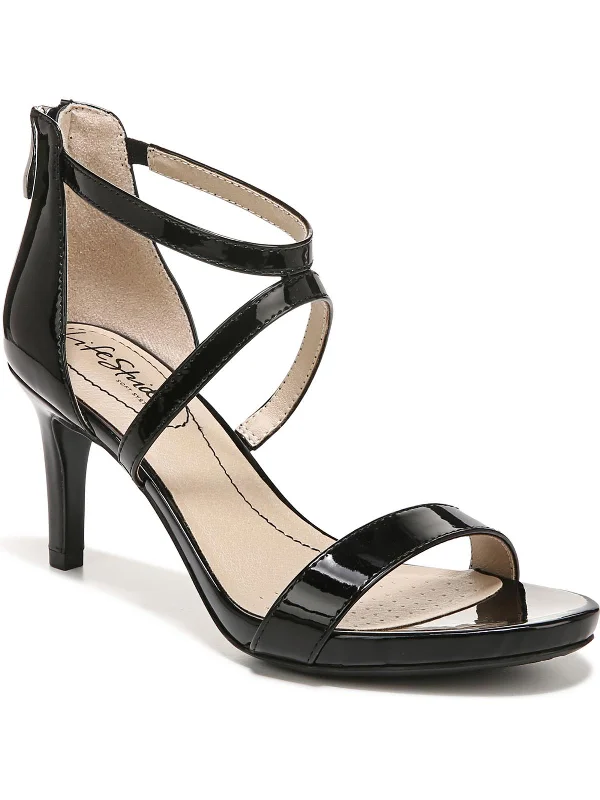 Special Price Memories 2 Womens Patent Strappy Heels