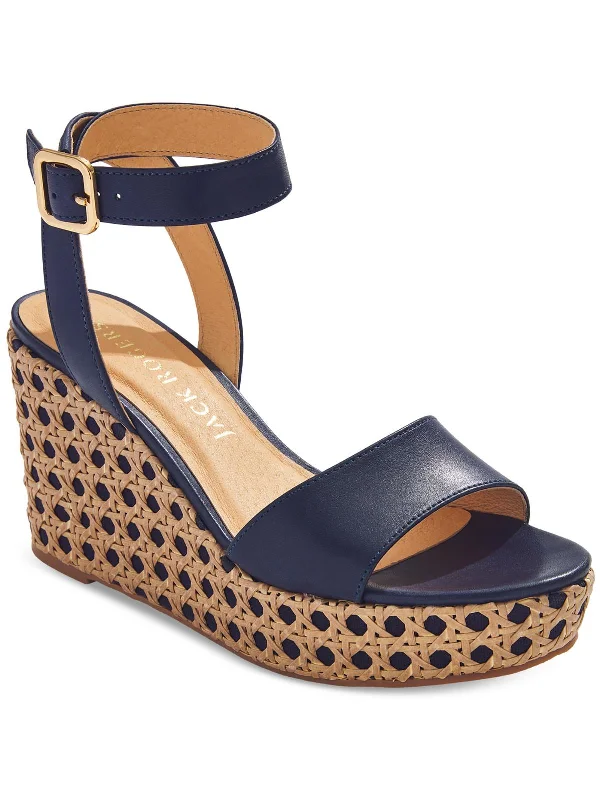 Weekend Specials to Celebrate Merrain Caning Wedge Womens Leather Wedge Sandals
