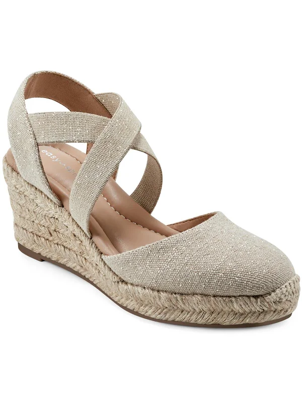 Snag The Best Bargains Before They're Over MEZA7 Womens Almond toe Slip on Wedge Heels Snag The Best Bargains Before They're Over MEZA7 Womens Almond toe Slip on Wedge Heels