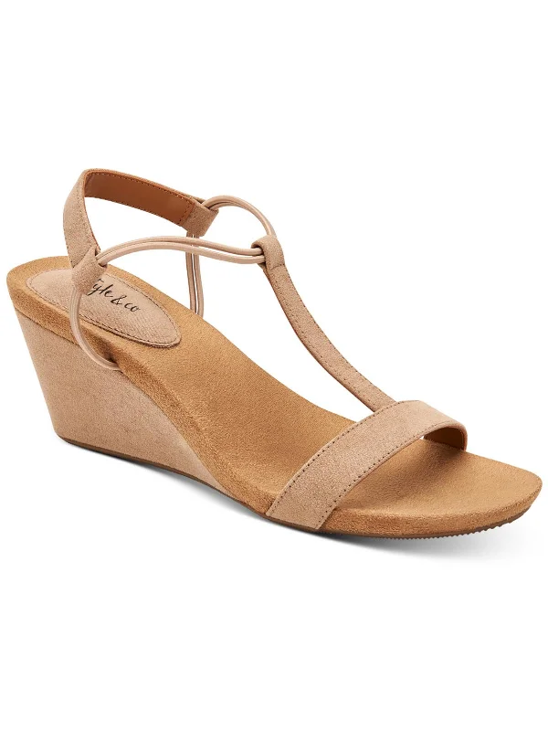 This Weekend Only – Best Prices Guaranteed Mulan Womens Faux Suede Slip On Wedge Sandals