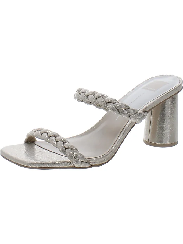 Weekend Savings Fiesta Nairi Woven Womens Braided Square Toe Heels