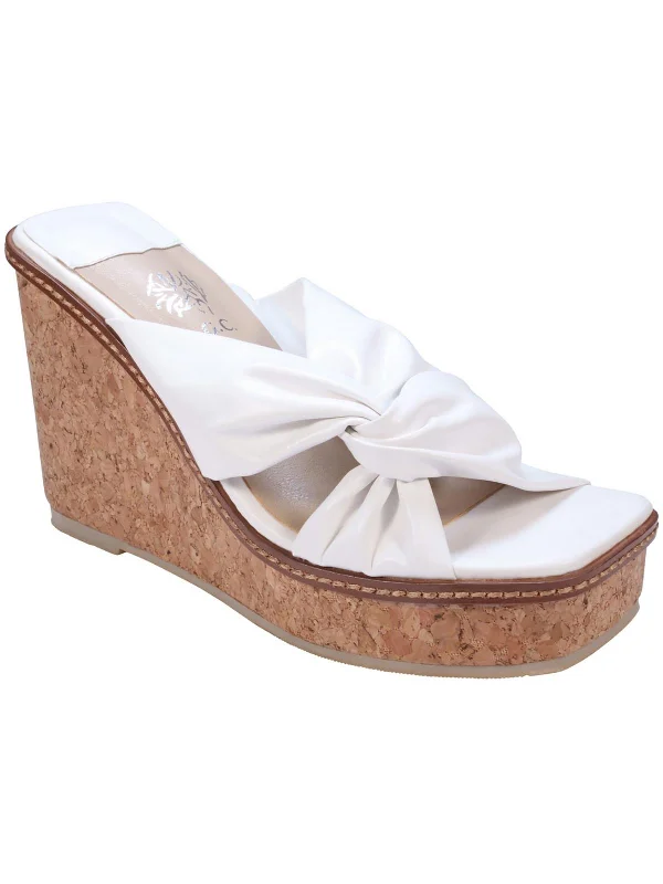 Weekend Steals Await Neila Womens Cork Slip On Wedge Sandals