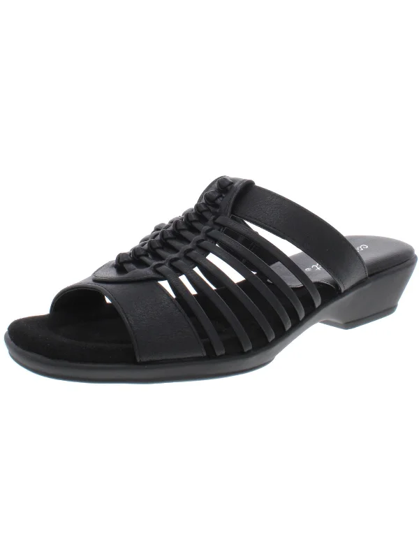 Big Savings On Trendy Styles Nola Womens Strappy Slip On Slide Sandals