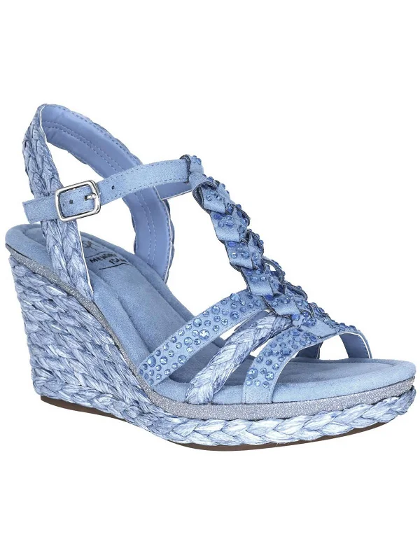 Savings Event Oliza Womens Faux Suede Wedge Sandals