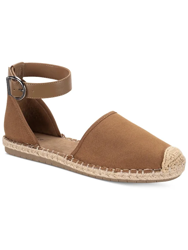 Super Savings Paminna Womens Faux Suede Toe Cap Ankle Strap