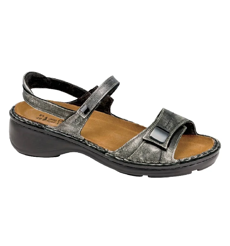 Season Finale Sale Papaya Sandal In Metal Leather