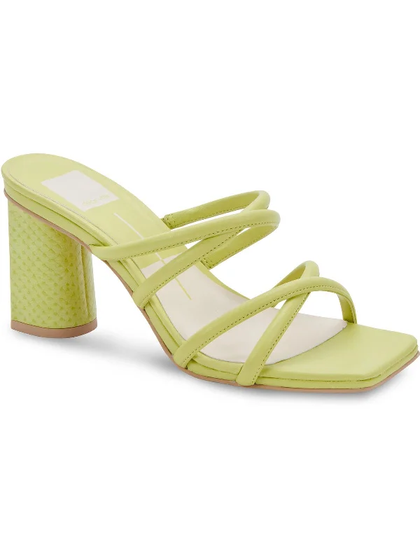 Weekend Discounts Worth Grabbing Patsi Womens Faux Leather Square Toe Block Heel