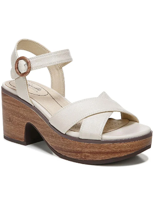 Weekend Offers That Tempt Peachy Womens Cushioned Footbed Ankle Strap Heels