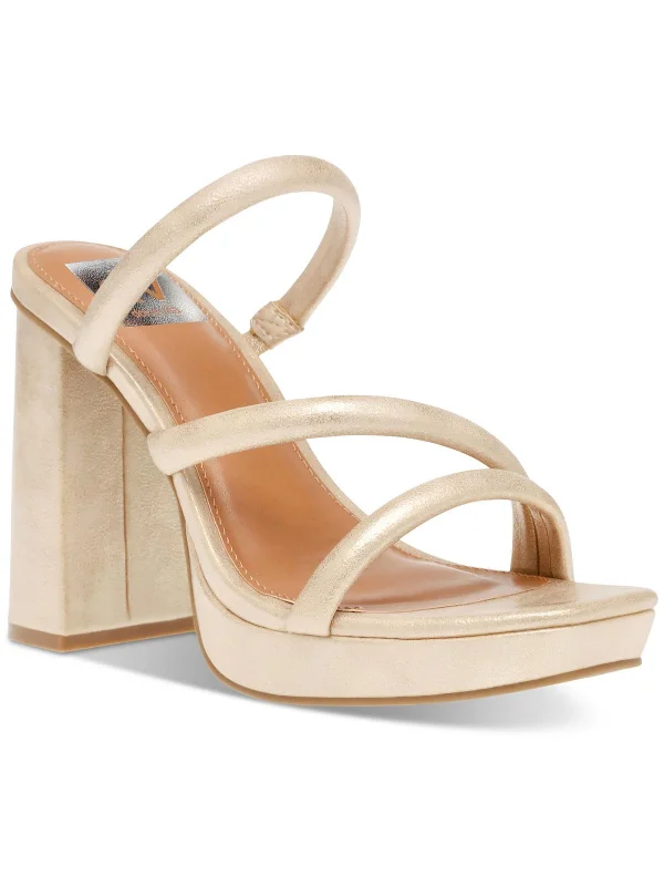 Stock Up And Save Before The Sale Ends Pyro Womens Faux Leather Embossed Platform Sandals
