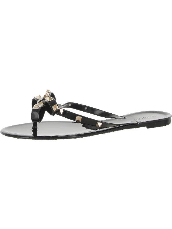 Take Advantage Reba 1 Womens Bow Slip On Thong Sandals