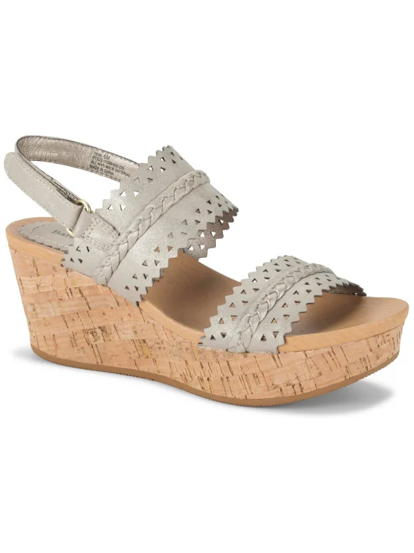 Clearance Items Rene Womens Cork Platform Wedge Sandals