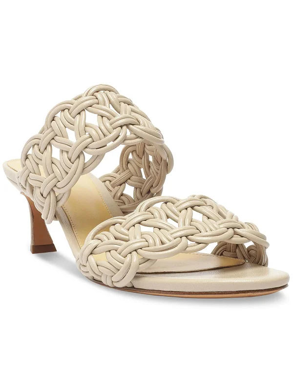 Mega Discount Sammy 50 Womens Leather Dressy Slide Sandals