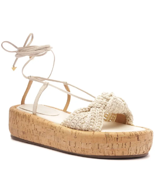 Steals and Deals SCHUTZ Collie Leather Sandal