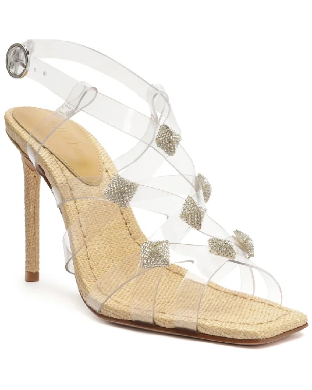 Online Exclusive SCHUTZ Georgia Leather-Trim Sandal