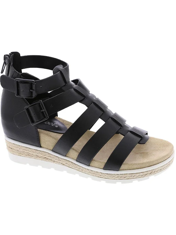 Unmissable Sale – Shop Before It'S Over Simone Womens Faux Leather Gladiator Sandals