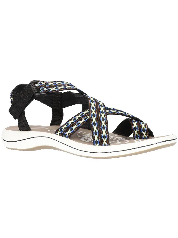Weekend Discounts to Love Skip Womens Ankle Slip On Flat Sandals