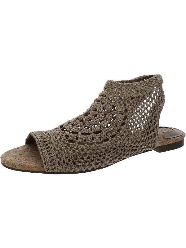 Exclusive Access Smile Womens Macrame Slip-On Slide Sandals