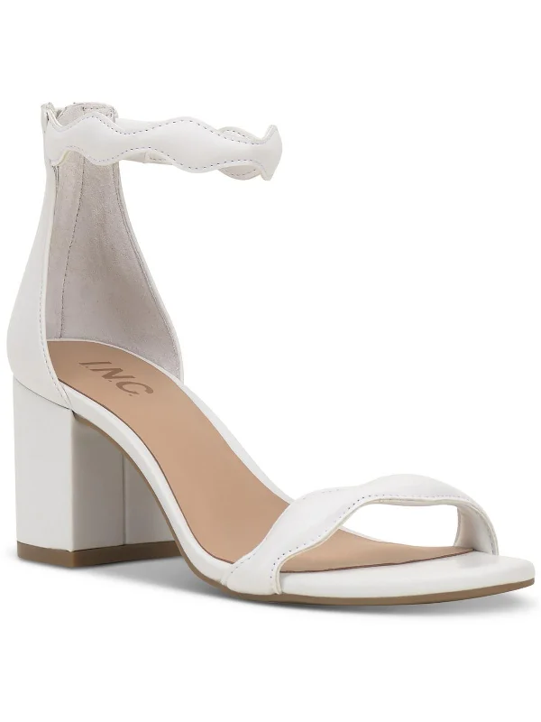 Exclusive Online Offer SOLLISAP Womens Faux Leather Ankle Strap Block Heel