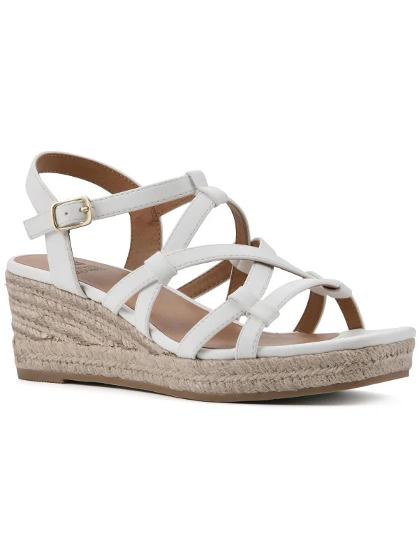 Best Seller SWAYZE Womens Faux Leather Casual Strappy Sandals