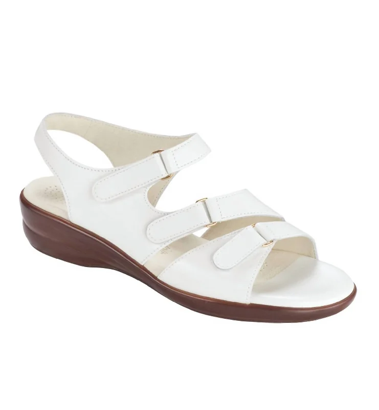 Super Savings Tabby Sandal - Slim In White