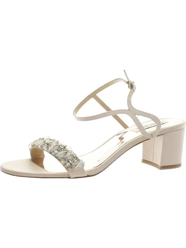 Huge Savings Tanessa Womens Satin Slingback Sandals