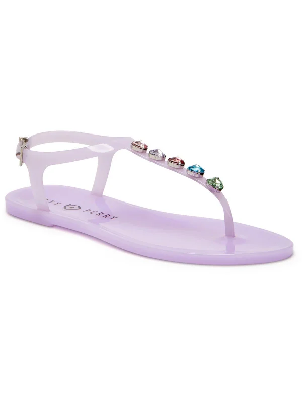 Weekend Offers That Amaze The Geli Stud Womens Rhinestone Jelly Slingback Sandals