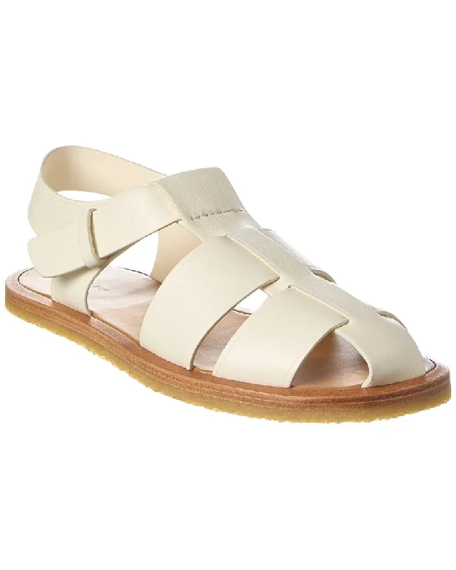 Limited Availability The Row Fisherman Crepe Leather Sandal