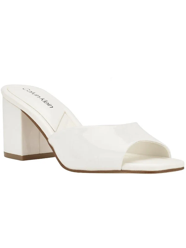 Get It Before It’s Gone Toven Womens Leather Slip On Block Heel