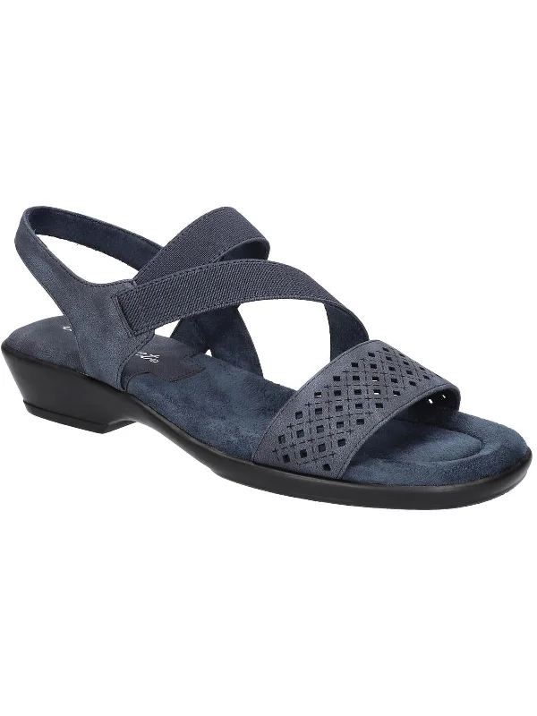 Weekend-Only Deals You'll Love Ursina Womens Faux Suede Perforated Slingback Sandals