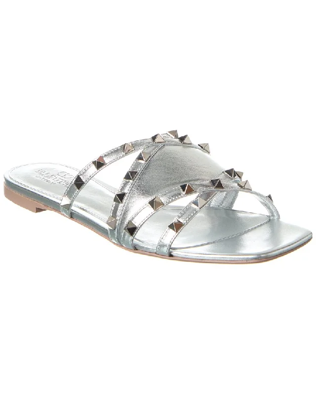 Crazy Savings Valentino Rockstud Leather Sandal