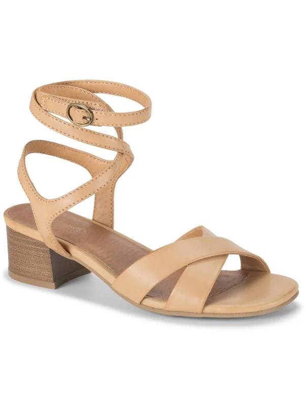 Stock Clearance Valerie Womens Faux Leather Warm Strappy Sandals