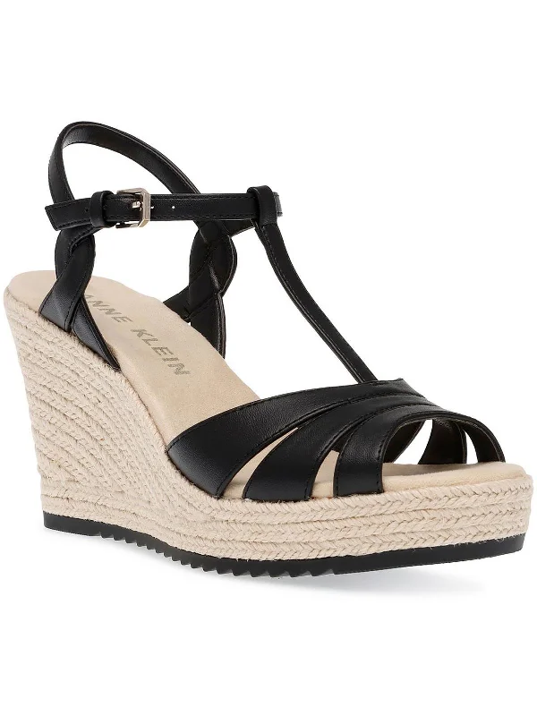 Huge Price Cuts On Your Must-Haves Waves Womens Raffia Dressy Wedge Sandals