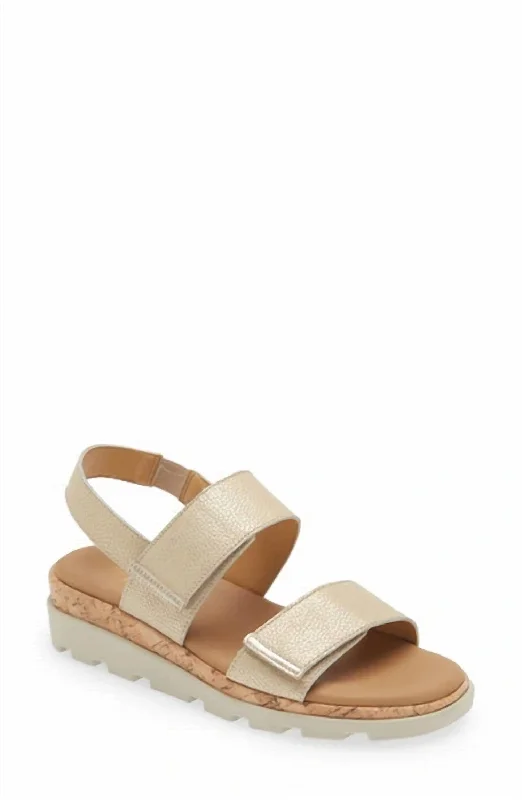 Weekend Bargains to Enjoy Women's 2 Way Street Slingback Sandal In Gold