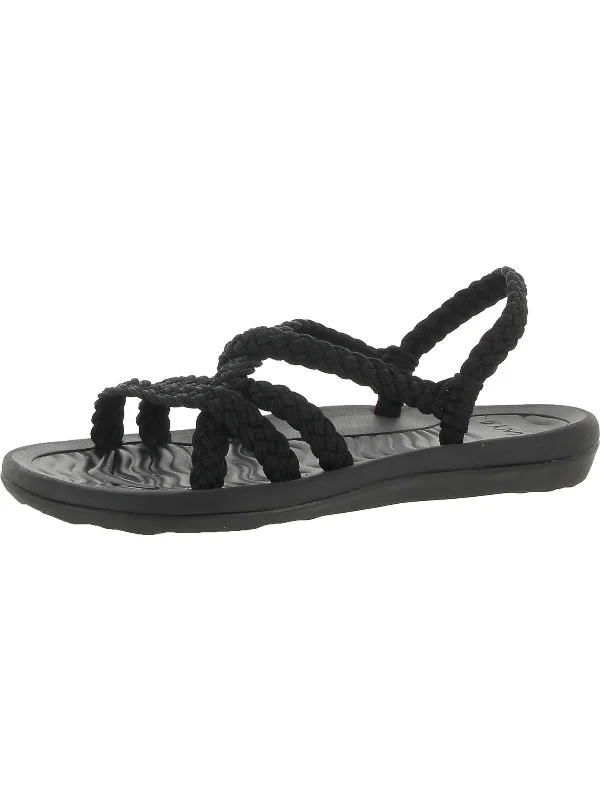 Extra Discounts Womens Braided Ankle Strap Slingback Sandals