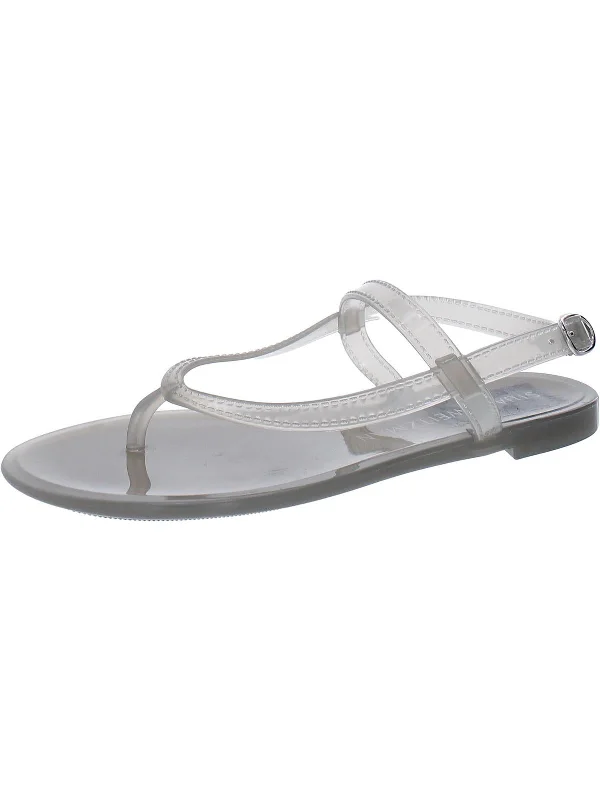 Flash Sale Happening Now – Act Fast Womens Buckle Man Made Jelly Sandals