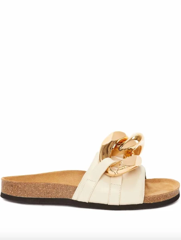 Weekend Offers That Impress Women's Chain Slide In Beige