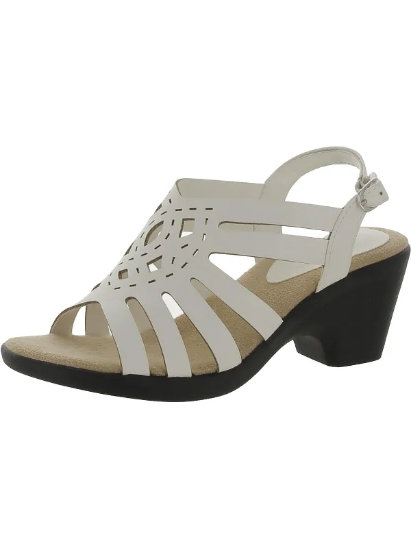 Upgrade Your Wardrobe For Less Womens Comfort Insole Manmade Ankle Strap