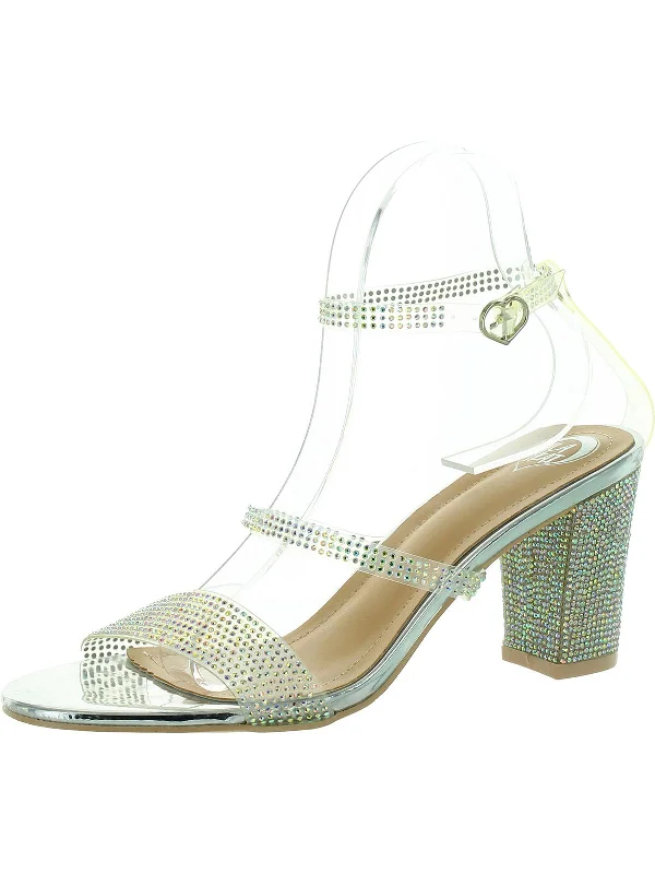 Huge Discounts Womens Embellished Heels Ankle Strap