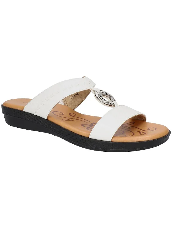Don't Miss Womens Embellished Man Made Strappy Sandals