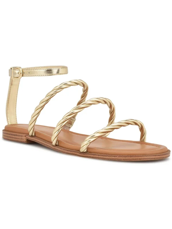 Daily Specials Womens Faux Leather Strappy Sandals