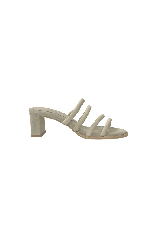 Weekend Price Cuts Galore Women's Gael Heel Sandal In Bone Suede