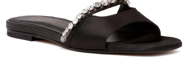 Don't Miss These Must-Have Offers Women's Gemma Satin Sandal In Black