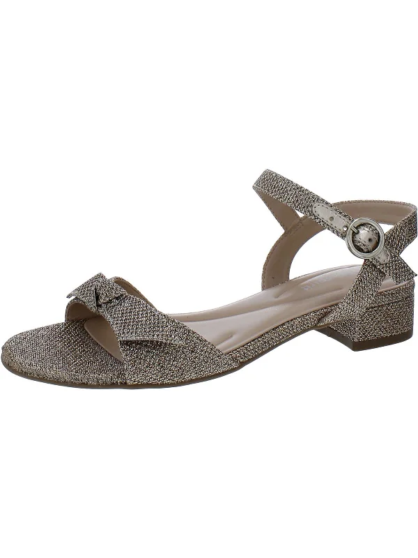 Weekend Extravaganza: Shop Now Womens Glitter Bow Slingback Sandals