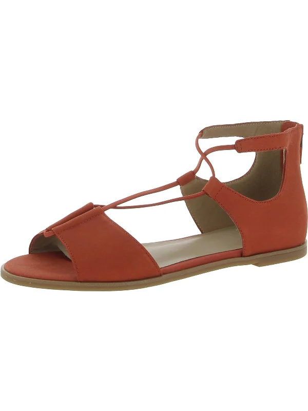 Weekend Offers That Impress Womens Leather Ankle T-Strap Sandals