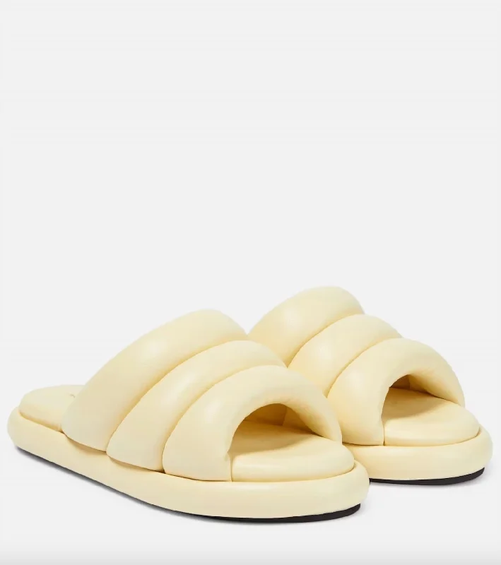 Weekend Savings Spectacle Women's Pipe Group Slide Sandal In Butter
