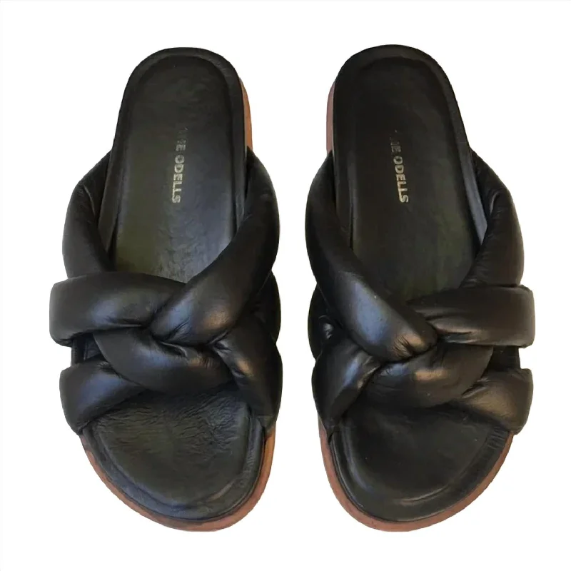 Buy Now Women's Puffy Slide Sandal In Black