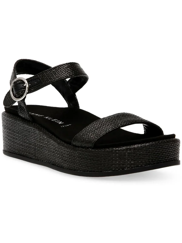 Price Reduction Womens Raffia Casual Platform Sandals